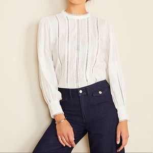 Ann Taylor eyelet top NWT